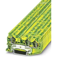 Phoenix Contact 3031416 Doorgangsserieklem 6.2 mm Spanveer Groen, Geel 50 stuk(s) Piece