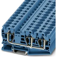 Phoenix Contact 3035331 Doorgangsserieklem 12.2 mm Spanveer Blauw 25 stuk(s) Piece