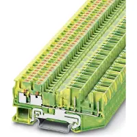 Phoenix Contact 3209688 Aardklem 3-etages 5.2 mm Snelaansluiting Groen, Geel 50 stuk(s)