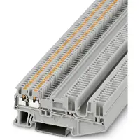 Phoenix Contact 3212390 Doorgangsserieklem 3.5 mm Snelaansluiting Grijs 50 stuk(s) Piece