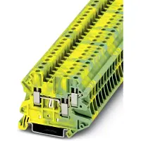Phoenix Contact 3044380 Doorgangsserieklem 6.2 mm Schroeven Groen, Geel 50 stuk(s)