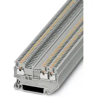 Phoenix Contact 3208155 Doorgangsserieklem 3.5 mm Snelaansluiting Grijs 50 stuk(s)