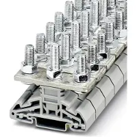 Phoenix Contact 3049550 Verbinder voor hoge stroomsterkten 21 mm Boutaansluiting Grijs 25 stuk(s) Piece