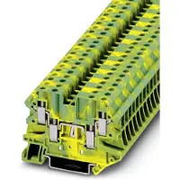 Phoenix Contact 3044597 Aardklem 3-etages 6.2 mm Schroeven Groen, Geel 50 stuk(s) Piece