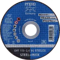 PFERD TOOLS EHT 115-2,4 SG STEELOX 61340432 Doorslijpschijf recht 115 mm 25 stuk(s) RVS, Staal