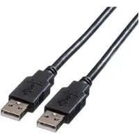 Roline USB-A naar USB-A kabel - USB2.0 - UL gecertificeerd - tot 1A / zwart - 4,5 meter