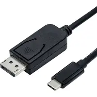 Roline USB type C - DisplayPort adapterkabel, v1.2, M/M, 2 m