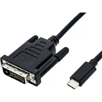 Roline USB type C - DVI adapterkabel, M/M, 2 m