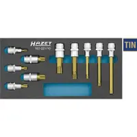 Hazet 163-221/10 Dopsleutel-bitinzetset Metrisch 1/2 (12,5 mm) 10-delig
