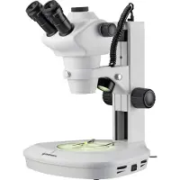Bresser 5806200 Science ETD-201 Trino Zoom Stereomicroscoop Trinoculair 50 x Opvallend licht, Doorvallend licht