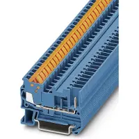 Phoenix Contact 3050086 Doorgangsklem 5.2 mm Snelaansluiting Blauw 50 stuk(s)