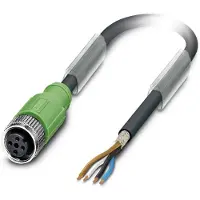 Phoenix Contact 1500716 Sensor/actuator connector, geassembleerd M12 Aantal polen (sensoren): 4 Bus, recht 10.00 m 1 stuk(s)
