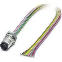 Phoenix Contact 1437122 Sensor/actuator inbouwconnector M12 Aantal polen (sensoren): 12 Stekker, inbouw 0.50 m 1 stuk(s)