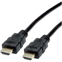 Roline HDMI High Speed kabel met Ethernet, TPE, zwart, 7,5 m