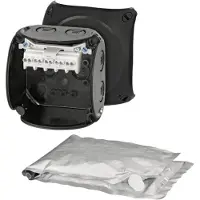Hensel 62000098 Verdeeldoos Halogeenvrij, Verzegelbaar, Weerbestendig (l x b) 93 mm x 93 mm 1 stuk(s)
