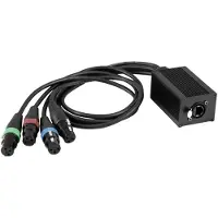 Eurolite DNK-2 DMX Kabel [1x RJ45-bus - 4x XLR-bus 3-polig]