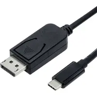 Value USB type C - DisplayPort adapterkabel, v1.2, M/M, 1 m
