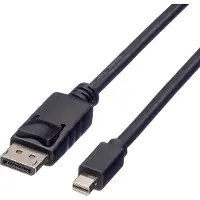 Roline DisplayPort kabel, DP M - Mini DP M, zwart, 1,5 m
