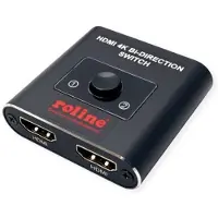 Roline HDMI schakelaar | 2 naar 1 / 1 naar 2 | bi-directioneel | HDMI2.0 (4K 60Hz + HDR)