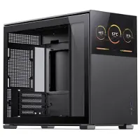 Jonsbo D31 STD, Midi-tower, computerbehuizing, zwart, geschikt voor DTX, ITX en micro ATX moederborden, staal, gaming