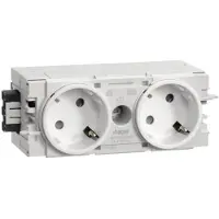 Hager Tehalit Stopcontact voor Accessoires voor elektroplintsysteem Wit 1 stuk(s)