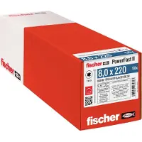 Fischer 568167 PowerFast II Riembouten 8 mm 220 mm Interne vertanding Staal Galvanisch verzinkt 50 stuk(s)