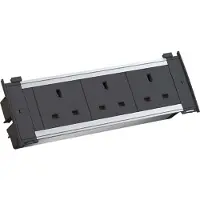 Bachmann KAPSA S 3xUK 13A, stroomkabel, 2 meter, Verenigd Koninkrijk