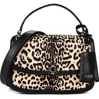 GUESS Schoudertas 'AUDREY' cappuccino / zwart