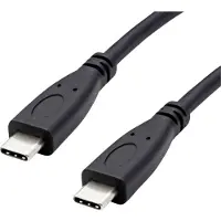 ROLINE GREEN 11.44.9057 USB-C-kabel USB 3.2 Gen2 USB-C stekker, USB-C stekker 1 m Zwart TPE-mantel