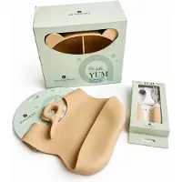 Atmosphera Yum Kinder Bestekset - Vork en Lepel - 8x17x2cm - Beige