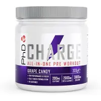 PHD Charge All-In-One Pre-Workout (20 serv) Grape Candy - Pre-Workout - Pre-Workout Booster