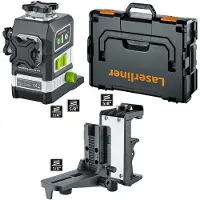 Laserliner PowerPlane-Laser 3G Multi-18V - Geleverd met 7-delige PowerAdapterset 036.380.70 | zonder accu's en lader - 036.380L