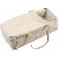 Voksi Carry Me - Babynest - Draagbaar babynestje - Draagmand - Baby Nestje - Seashellsand Cream