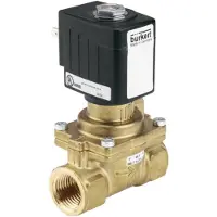 Burkert Magneetventiel G3/8'' NO Messing FKM 0.2-16bar/3-232psi 110VAC Anti-Waterslag 6281 330987