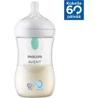 Philips AVENT Natural Response babyfles 260 ml – Flow 3 - Olifant-1 fles - SCY673/81