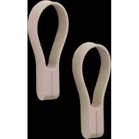Zone Denmark Loop handdoekhanger magnetisch 2-pack camel