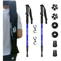 INF Opvouwbare wandelstokken - 2-pack Blue