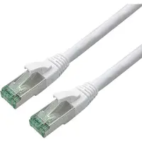 Roline recycled material ROLINE RM Patchkabel Cat.6A S/FTP (PiMF), wit, 3 m