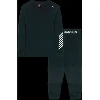 Helly Hansen - Kinder thermokleding - K Lifa Merino Set Navy voor Unisex van Wol - Kindermaat 6 jaar - Marine blauw