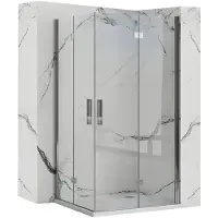 REA Kabina Prysznicowa Molier Chrome Double 80x90