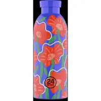 24Bottles Drinkfles 'Van Orton' groen / lila / kreeft