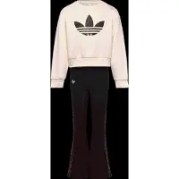 Adidas Joggingpak 'BOXY CREW' bruin / donkerbruin / zwart / natuurwit