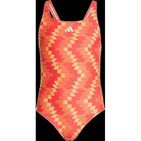 Adidas Football Aop Swimsuit Rood 13-14 Years Meisje