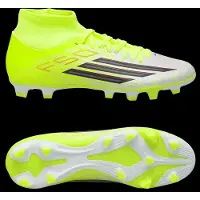 Adidas F50 Club Mid FxG Born For Goals - Geel/Zwart/Helder rood