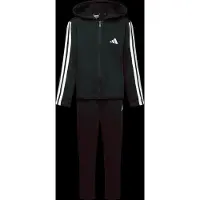 Adidas Trainingspak 'ESSENTIALS' zwart gemêleerd / wit