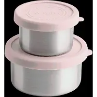 AYA&IDA Vershoudbakje Snack Container Soft Rose 100 ml + 200 ml (Set van 2)