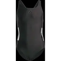 Adidas Sportieve badmode '3-Stripes C-Back Swimsuit' zwart / offwhite