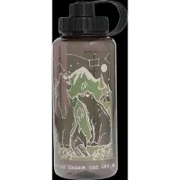 Adidas Drinkfles 'Trit 1L' taupe / chocoladebruin / appel / zwart