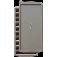 Aya & Ida AYA&IDA - Ice Cube Tray - Ijsblokjesvorm - Siliconen ijsblokjes vorm met deksel - BPA vrij - herbruikbaar - langwerpige IJSblokjes voor flessen - koude dranken - Driftwood