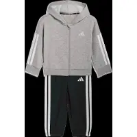 Adidas Trainingspak 'ESSENTIALS' grijs gemêleerd / zwart / wit